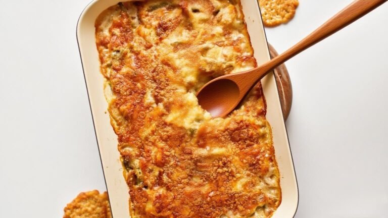 Corn green bean casserole ritz crackers