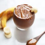 This Chocolate Peanut Butter Banana Smoothie tastes like a dream, takes less than 5 minutes to make AND has a serving of heart healthy cocoa flavanols. The real question is, what are you waiting for?