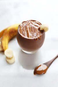 This Chocolate Peanut Butter Banana Smoothie tastes like a dream, takes less than 5 minutes to make AND has a serving of heart healthy cocoa flavanols. The real question is, what are you waiting for?