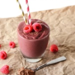 Having this chocolate raspberry smoothie for breakfast is like telling the world you’re already winning and it’s only 9am.Having this chocolate raspberry smoothie for breakfast is like telling the world you're already winning and it's only 9am.