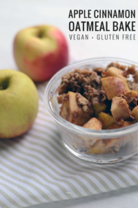 Apple Cinnamon Oatmeal Bake