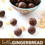 Healthy Gingerbread Energy Balls