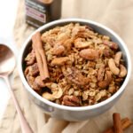There’s nothing better than homemade granola. This simple Cinnamon Spice Granola recipe makes the perfect breakfast treat.