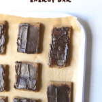 These no-bake chocolate ginger energy bars layered with semi-sweet chocolate are the perfect spicy sweet treat that will get you through that 3pm slump.
